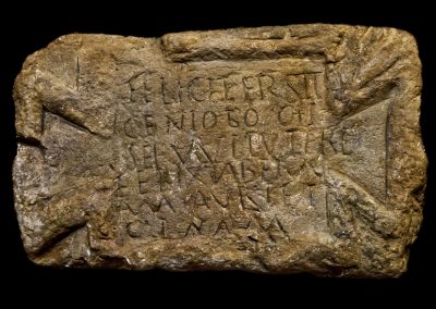 Did this special stone keep a Roman shop safe?